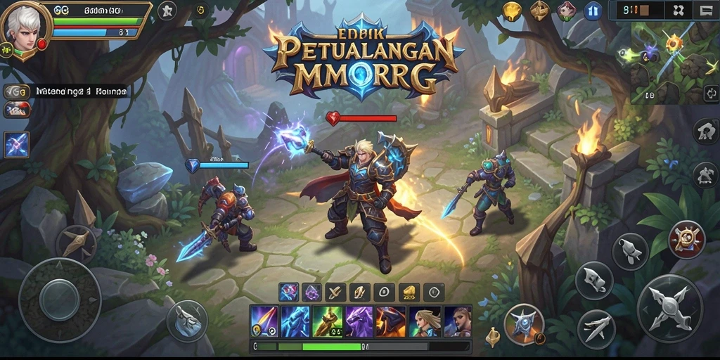 Tampilan gameplay seru dan interaksi pemain di 8G8G.
