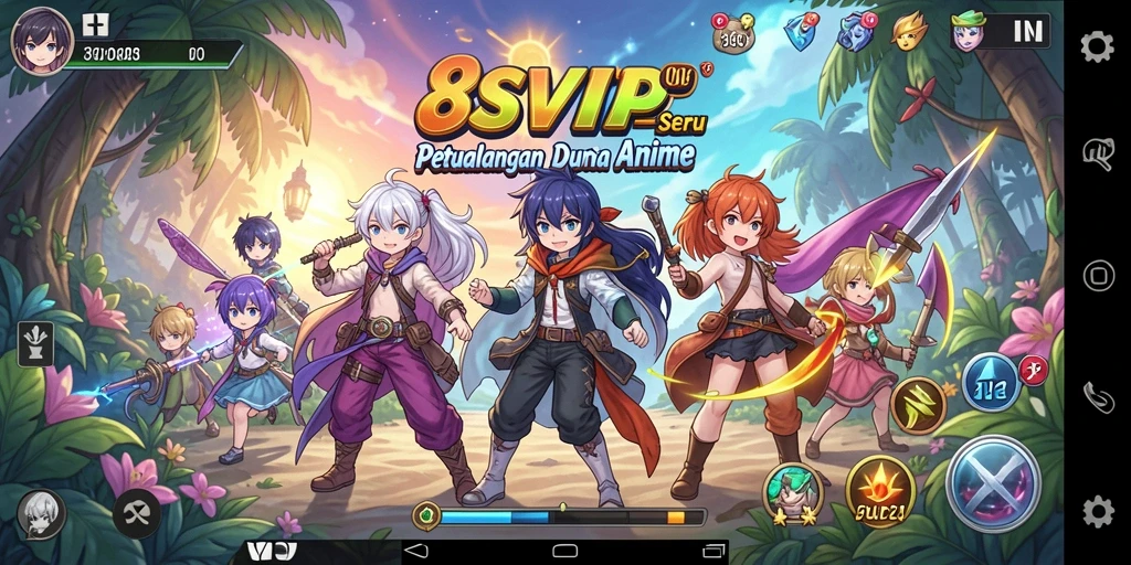 Gameplay seru dalam <strong>8SVIP</strong> dengan karakter Anime favorit.