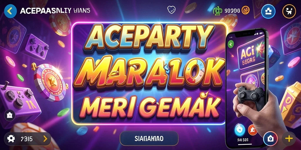 Tangkapan layar menunjukkan gameplay ACEPARTY yang seru dan menarik.