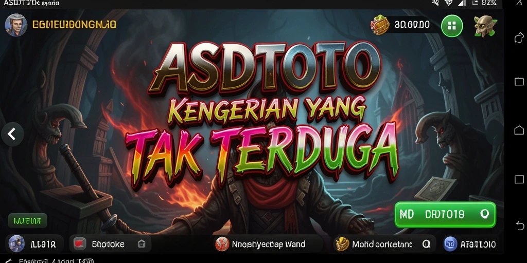Screenshot utama ASDTOTO menampilkan gameplay menegangkan dan atmosfer horor.