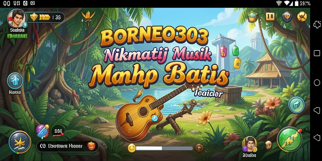 Tampilan gameplay yang menarik dan interaktif di BORNEO303.