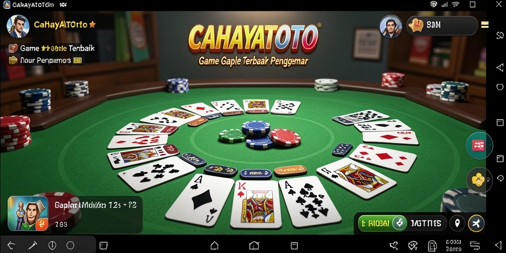 Tampilan gameplay CAHAYATOTO yang penuh warna dan seru.