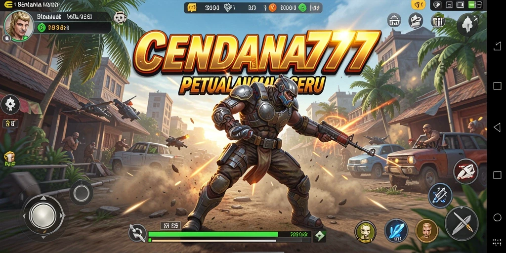 Tampilan aksi mendebarkan dari gameplay CENDANA777 dengan pertempuran yang intens.