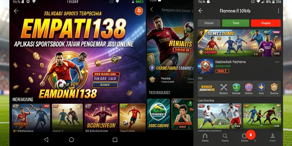 Tampilan gameplay yang menarik dari aplikasi Sportsbook EMPATI138.