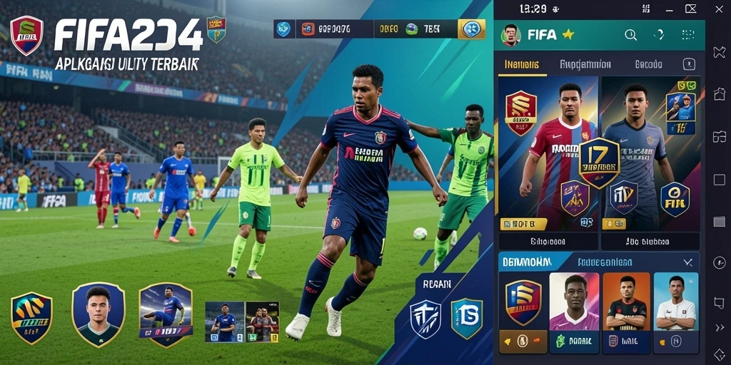 Tampilan antarmuka FIFA234 yang sederhana dan interaktif.