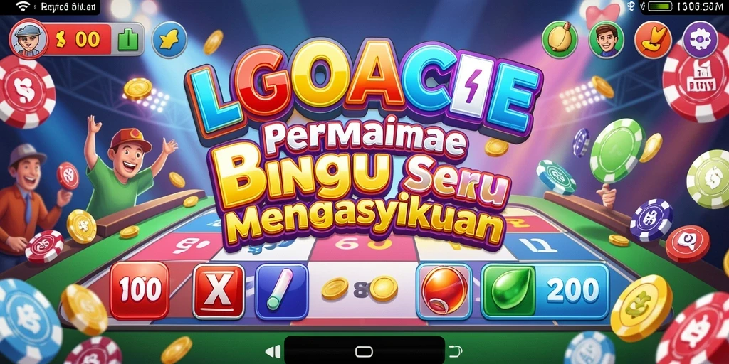 Screenshot LGOACE menunjukkan serunya permainan Bingo yang menegangkan.