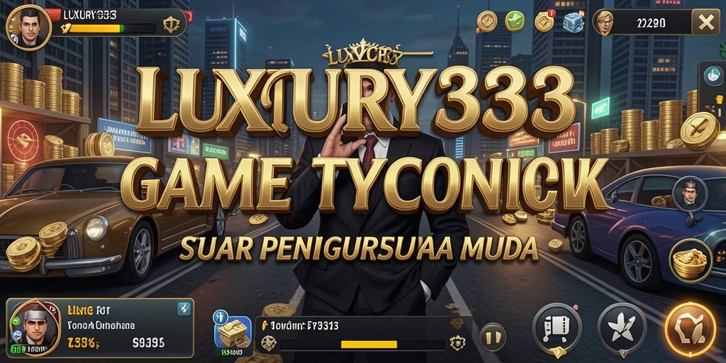 Tampilan gameplay <strong>LUXURY333</strong> yang menampilkan strategi bisnis yang mendebarkan.