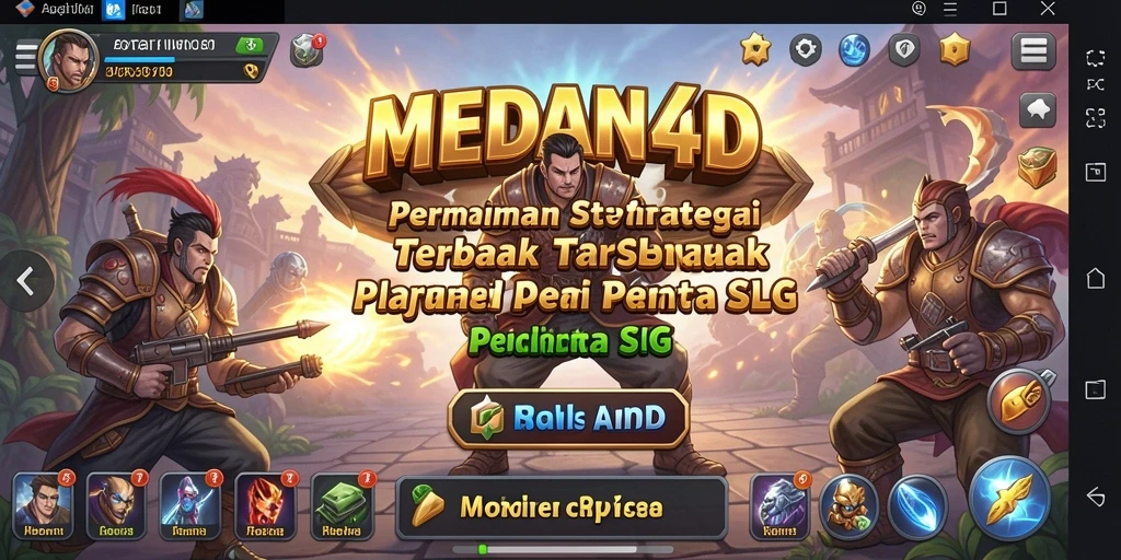 Screenshot gameplay MEDAN4D dengan aksi strategi yang mendebarkan.
