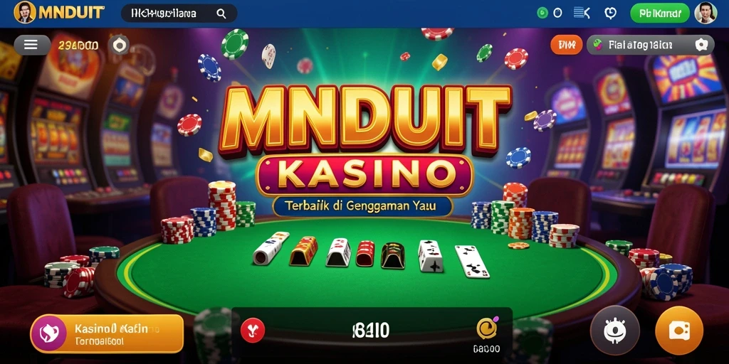 Screenshot gameplay MNDUIT yang menampilkan keseruan permainan Kasino.