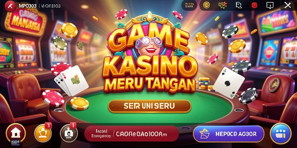 Screenshot utama MPO303 menampilkan gameplay kasino yang seru.
