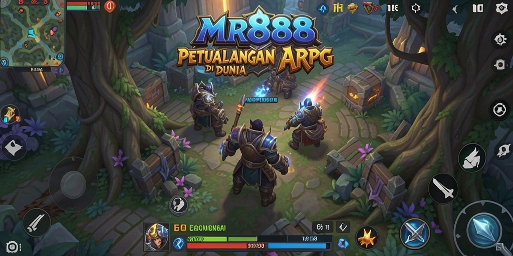 Tampilan menarik dari gameplay ARPG yang mendebarkan di MR888.