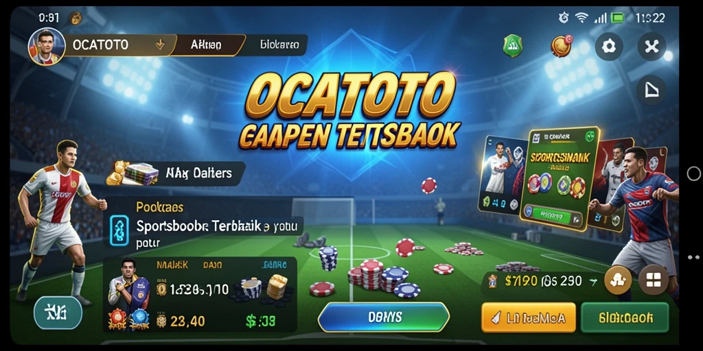 Tampilan gameplay OCATOTO yang menarik dan interaktif.