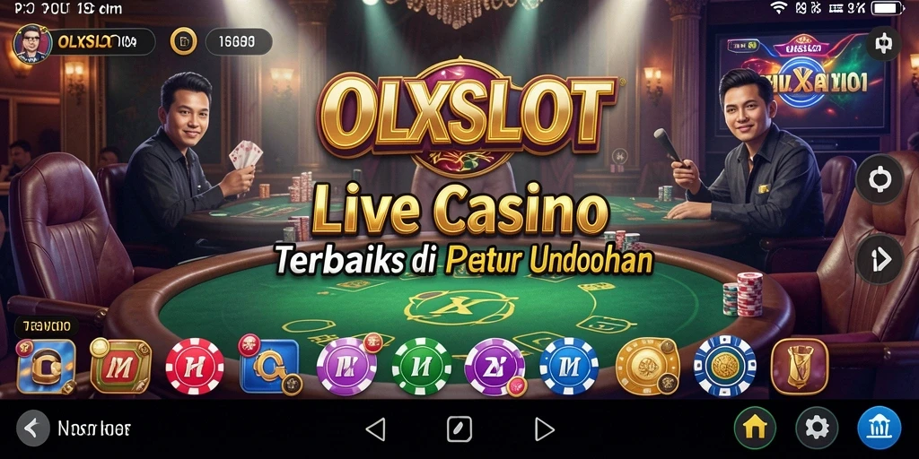 Tampilan gameplay Live Casino yang mendebarkan dan interaktif.