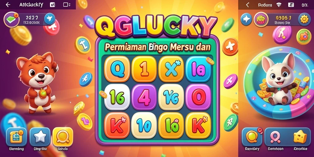 Tampilan menarik dari gameplay QGLUCKY Bingo yang mengasyikkan.