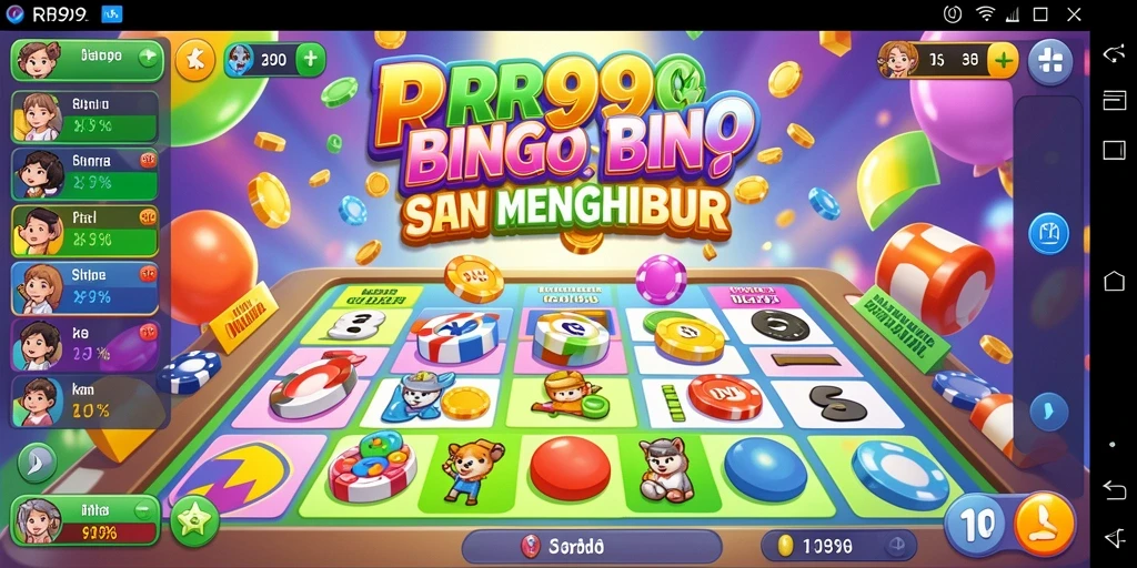 Tampilan gameplay seru di RR999 aplikasi Bingo.