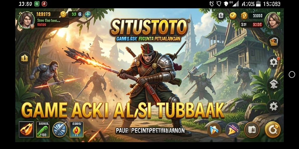 Screenshot aksi mendebarkan dalam SITUSTOTO yang menampilkan pertarungan seru.