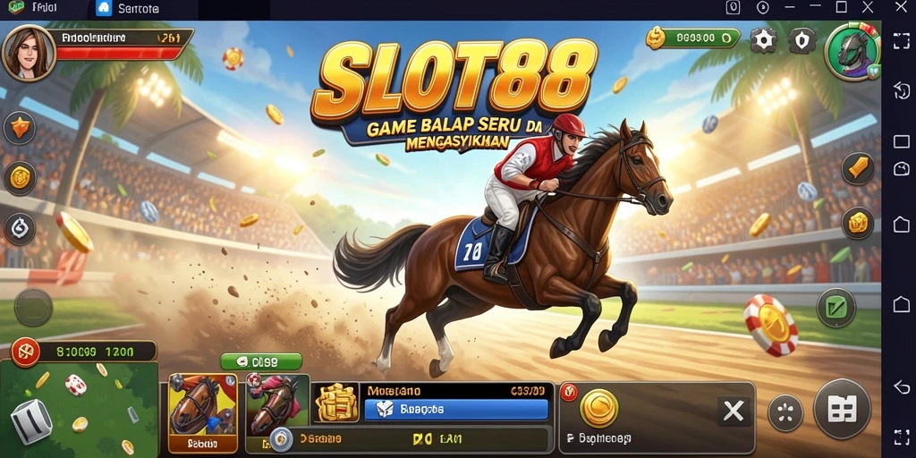 Tampilan gameplay SLOT88 yang menegangkan dan penuh warna.