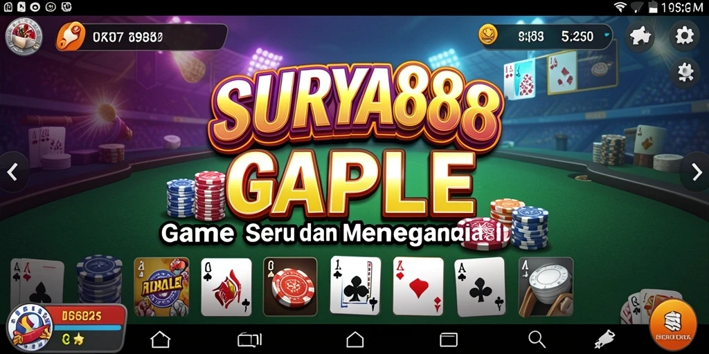 Tampilan gameplay SURYA88 yang seru dan interaktif.